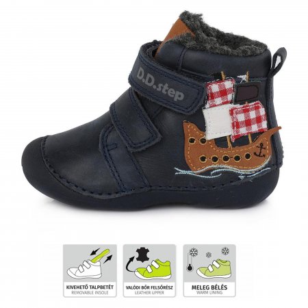 D.D.Step dětské zimní boty W015-568
