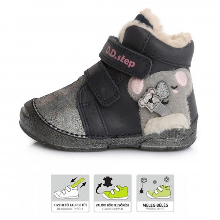 D.D.Step dětské zimní boty W038-865A