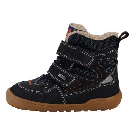 Lurchi dětská zimní obuv 84L0013019 navy Juppy bareFoot-teX