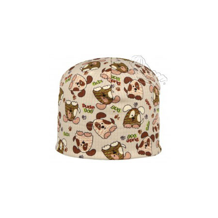 RDX dětská funkční čepice F587P hnědá