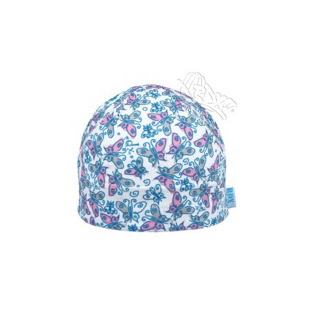 RDX dětská funkční letní čepice F544Es bílo-tyrkysová