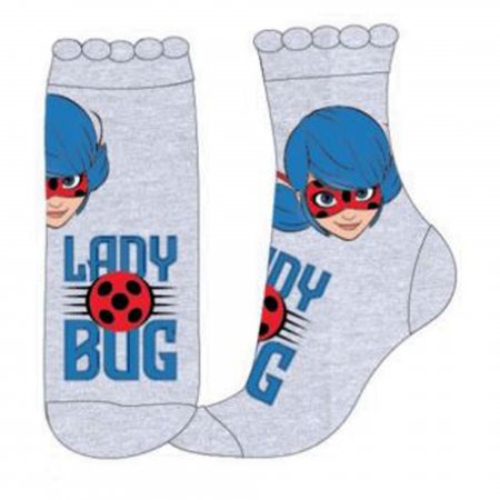 Disney dětské licenční ponožky Miraculous šedá
