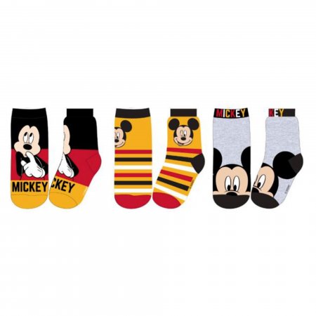Disney dětské licenční ponožky 3 pack Mickey