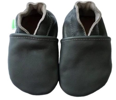 Hopi Hop capáčky kožené barefoot antracit