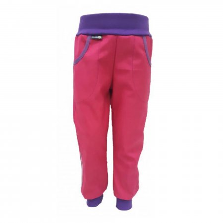 Dan-de-lion softshellové kalhoty JARNÍ - Pink
