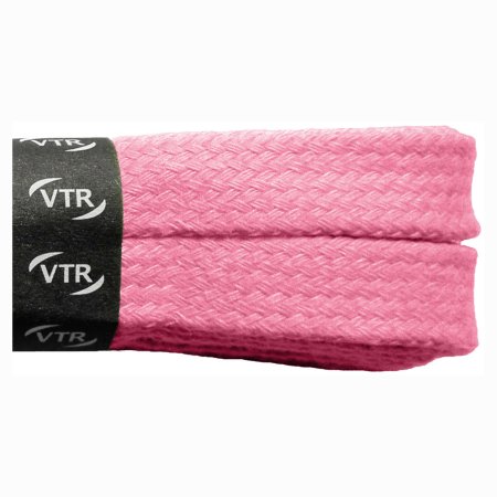 VTR tkaničky bavlněné ploché pastelově růžové