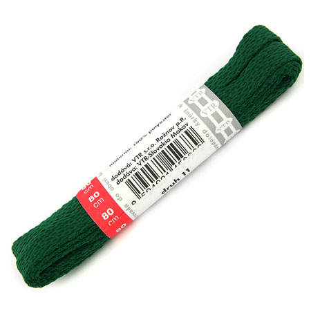 VTR tkaničky polyesterové ploché zelené